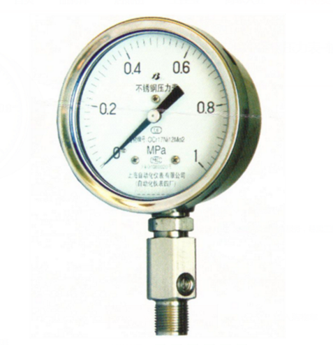 上海自動化儀表四廠安全型不銹鋼壓力表的工作原理