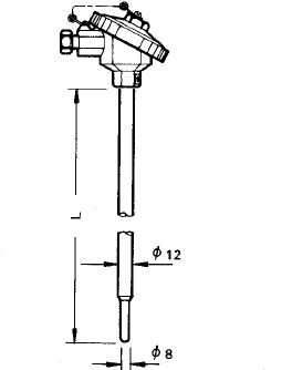 WZP-1312A引進(jìn)型無固定裝置裝配式熱電阻