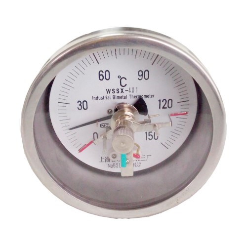 WSSX-401軸向型電接點(diǎn)雙金屬溫度計(jì)