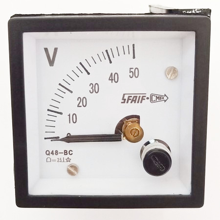 上海自一船用儀表廠Q48-BC直流電壓表